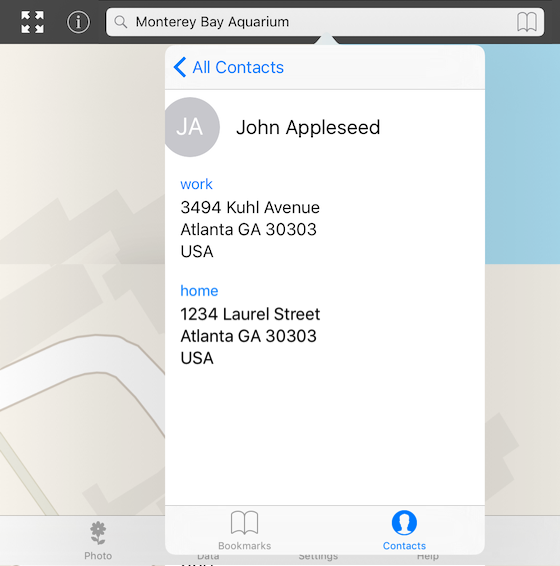 map-contacts-list